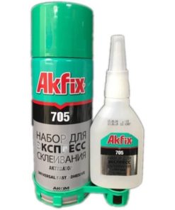 Акфикс 705 / Akfix 705 клей для экспресс склеивания (125гр клей + 400мл активатор)