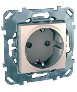 Розетка с заземлением Schneider Electric Unica 16А 250В