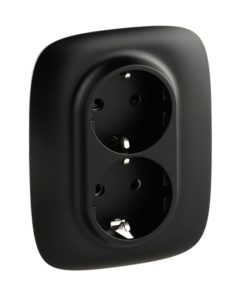 Розетка двойная с заземлением Legrand Valena Allure 16A 250В, безвинтовые зажимы