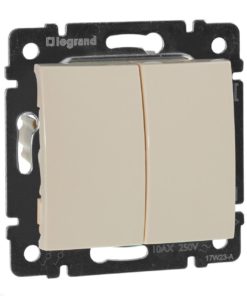 Выключатель двухклавишный Legrand Valena 10А 250В
