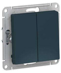 Выключатель двухклавишный Schneider Atlasdesign 10А