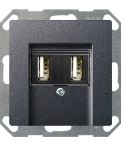 Розетка USB двойная Gira для зарядки 1,4 А
