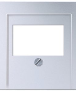 Розетка USB двойная Jung для зарядки, 2 x 700 мA, винтовой зажим, пластик под алюминий